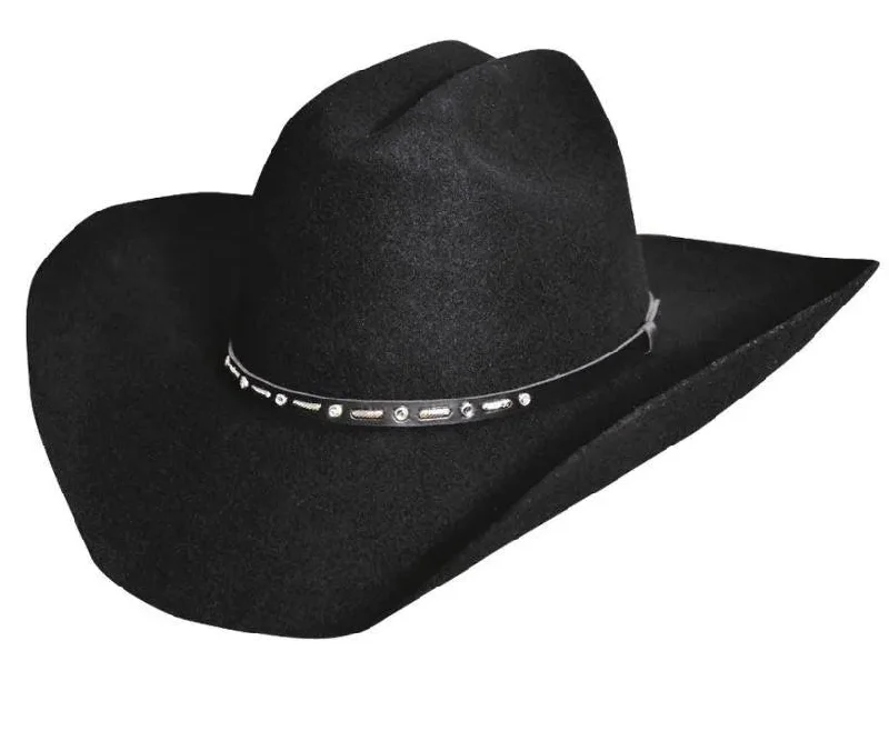 Silverado Black Gem - Wool Felt Cowboy Hat