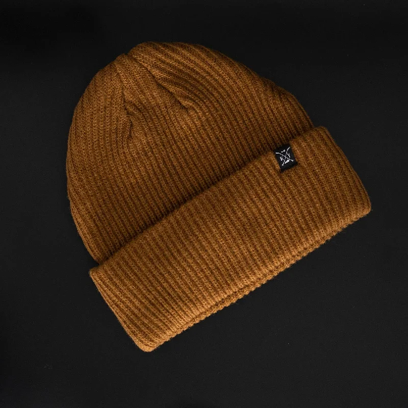 The Logo Beanie (Brown)