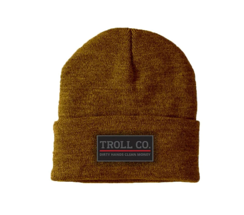 Troll Co. Premium Logo Patch Knit Beanie