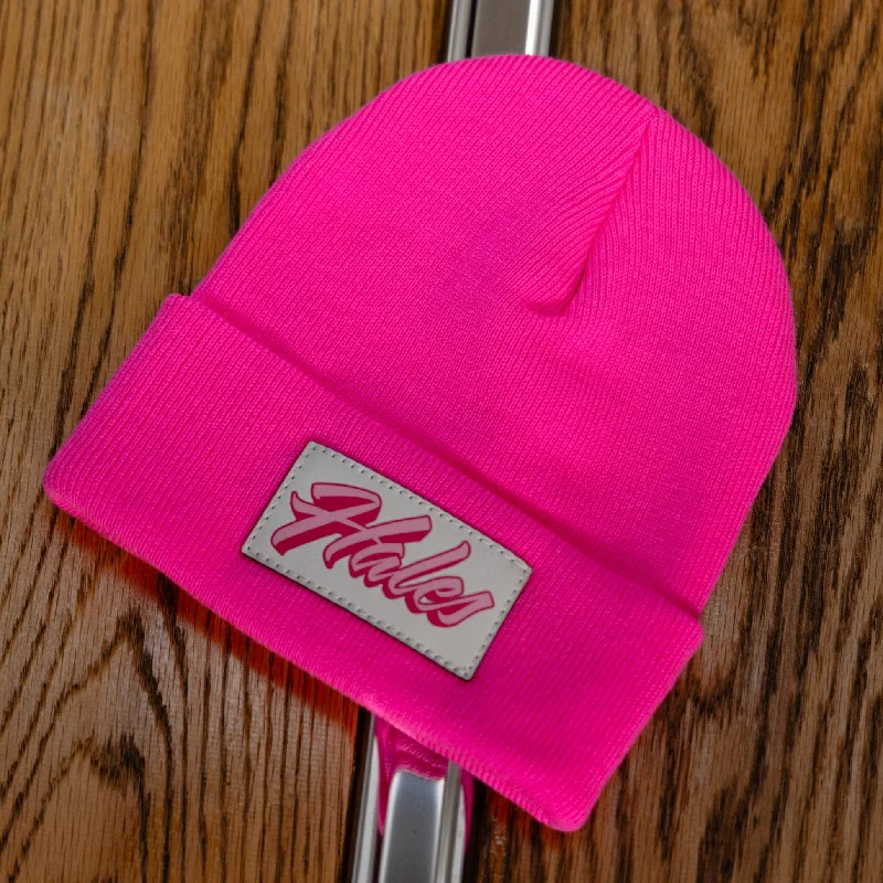 Warrior Cuff Beanie - Neon Pink